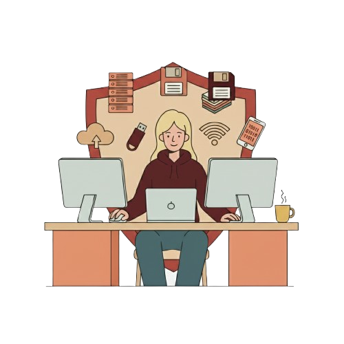 Illustration de la catégorie Informatique